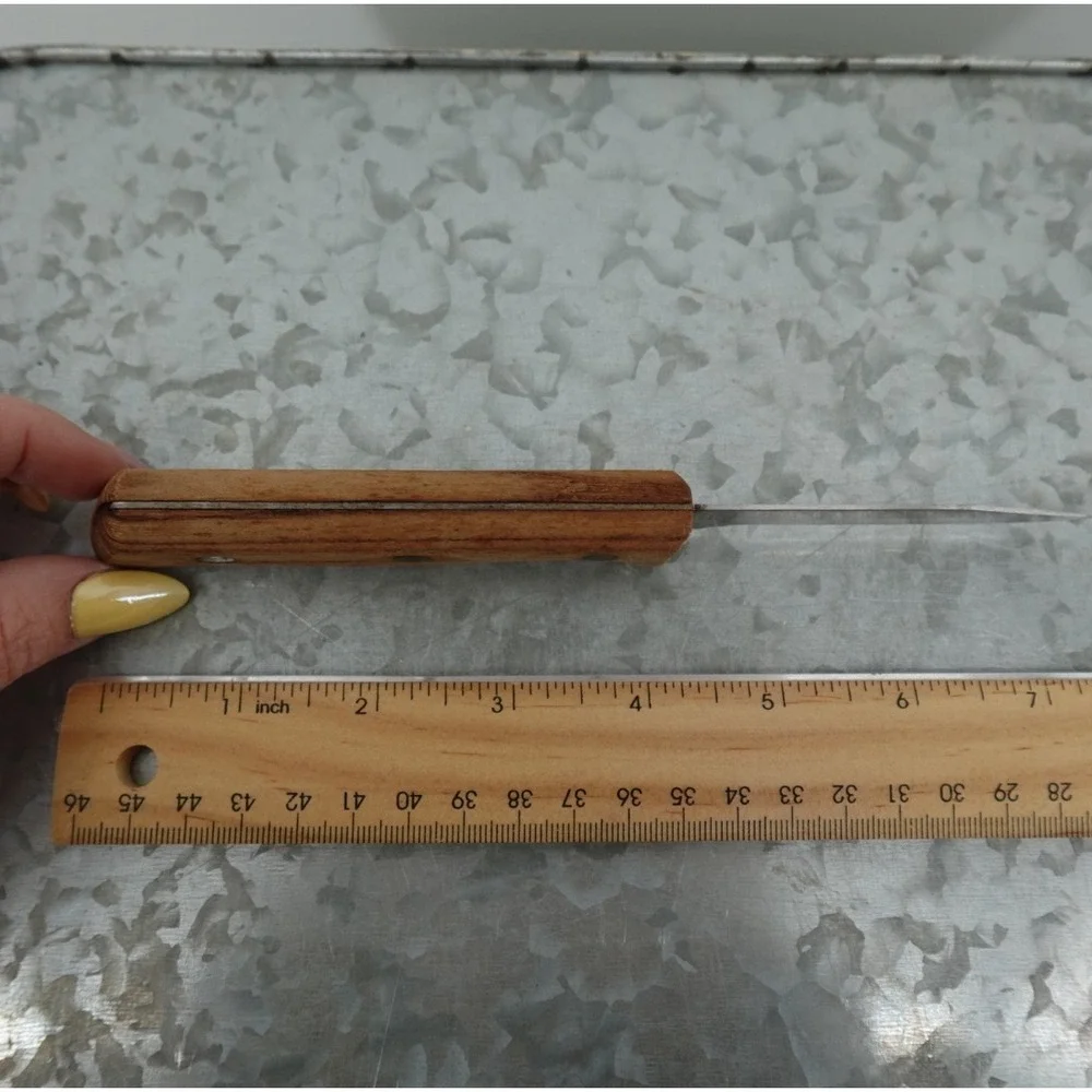 Vintage Armstrong Forge Paring Knife Wood Handle Stainless Steel 3.25 Inch Blade